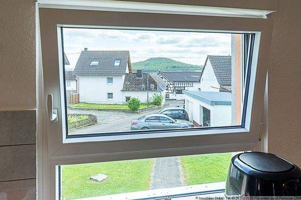 Blick aus dem Küchenfenster