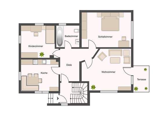 Grundriss Erdgeschoss