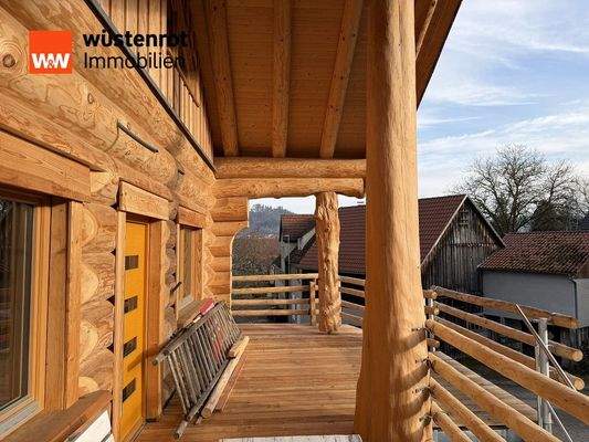 Eingangsbereich Blockhaus