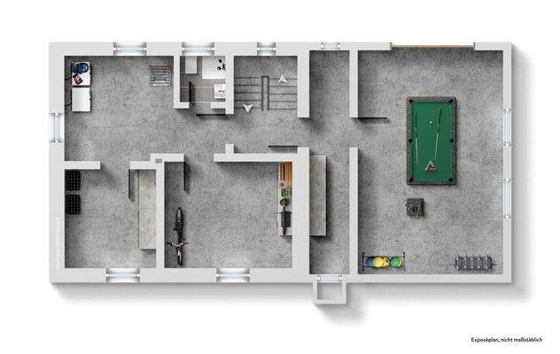 Grundriss / Skizze Untergeschoss