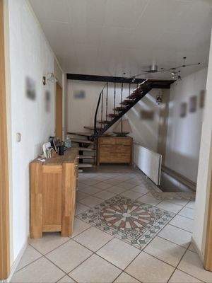 Flur mit Fußbodenheizung