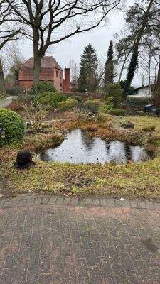 Garten mit Teichanlage