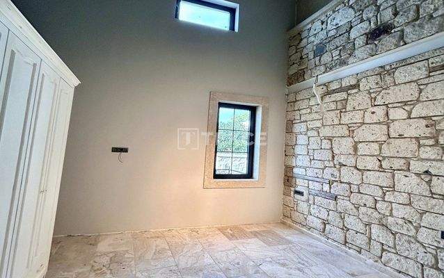 Specially Designed Stone-Coated Home with Pool in Çeşme