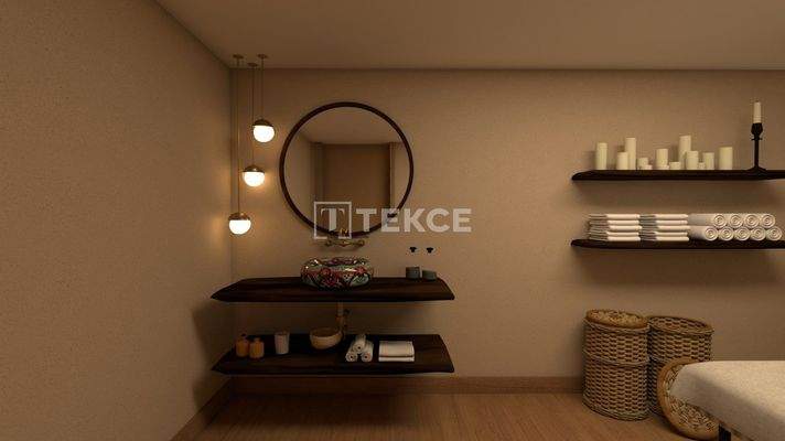 Sea and City-View Flats in a Project in Alanya Mahmutlar