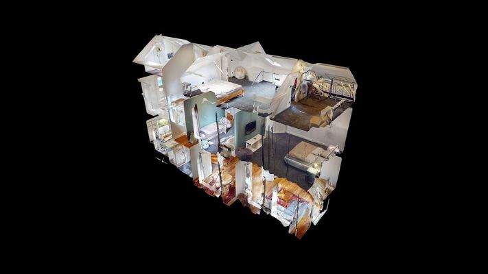 Schnitt durch das Haus