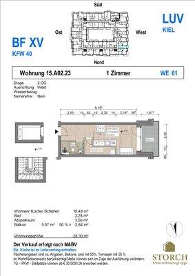 Grundriss WE 61 Baufeld XV
