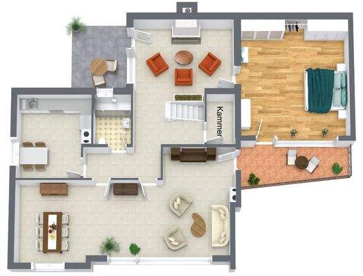 Grundriss Obergeschoss