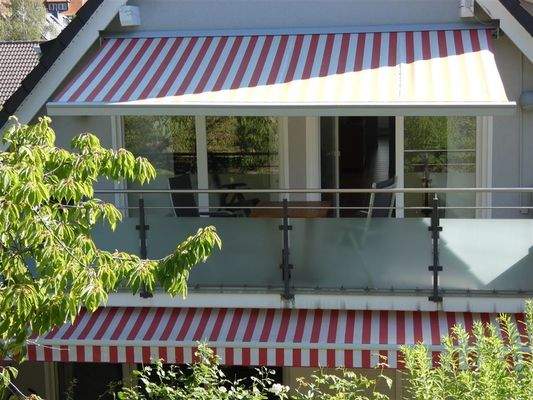 Wohnbeispiel Südseite 2 elektr. Markiesen