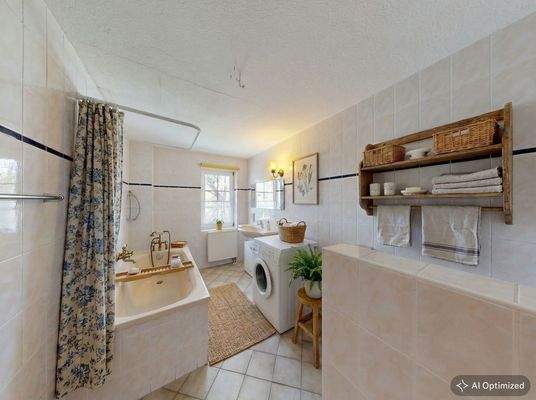 [KI-optimiertes Foto] Tageslicht-Bad im Erdgeschoss