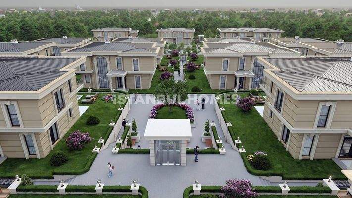 Villas with Pool and Garden in Istanbul Buyukcekmece