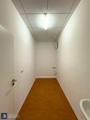 Sanitärraum, Waschmaschinenanschluss