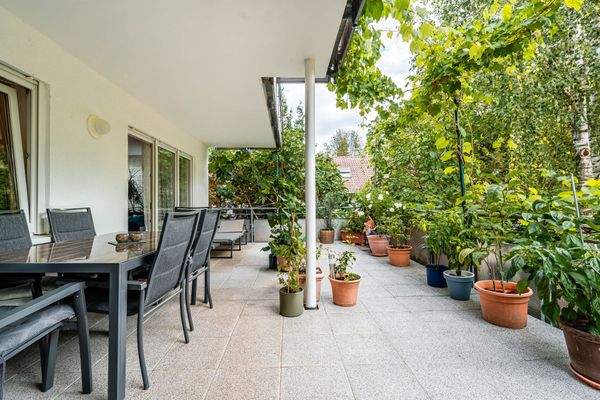 XL-Sonnenterrasse in Südausrichtung