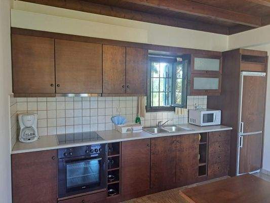 Kreta, Douliana: Charmantes Apartment mit einem Schlafzimmer und atemberaubendem Bergblick