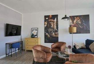 Blick ins Wohnzimmer