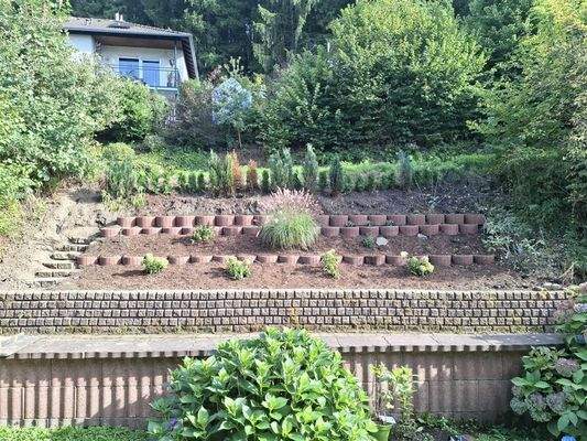 Garten auf Straßen-Seite