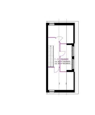 GRUNDRISSE DACHGESCHOSS 3 ZIMMER