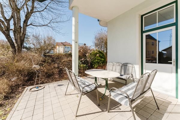 Terrasse Friseurstudio