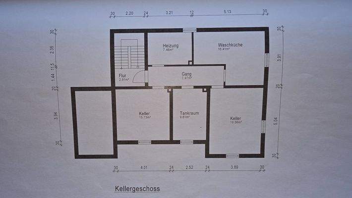 Grundriss Kellergeschoss