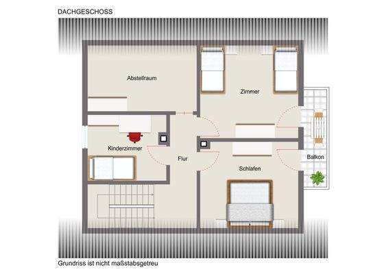 GRUNDRISS DACHGESCHOSS