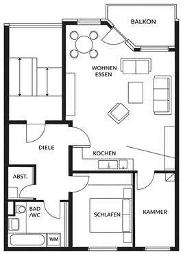 Grundriss Wohnung