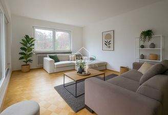 Virtuell dekoriertes Wohnzimmer