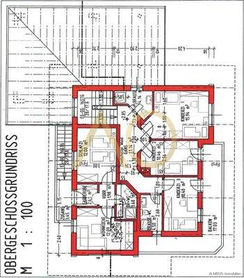 Obergeschoss Grundriss