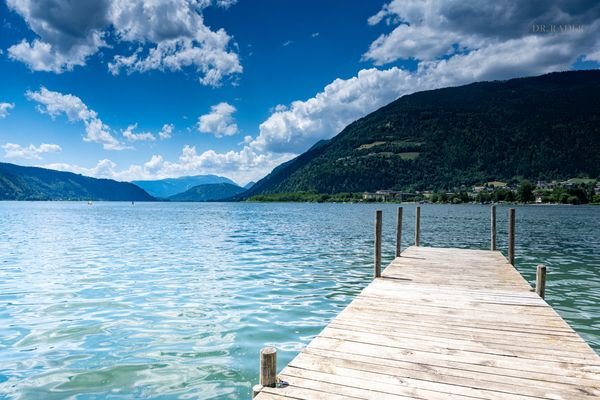 Ossiacher See mit Badesteg