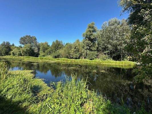 nur 5 m bis zur Warnow