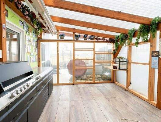 Außenküche (Wintergarten) 